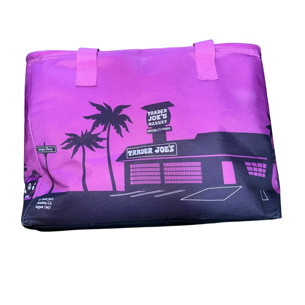 Trader Joe's 8 Gallons Reusable Bag Cooler Large Insulated Tote/ Collapsable